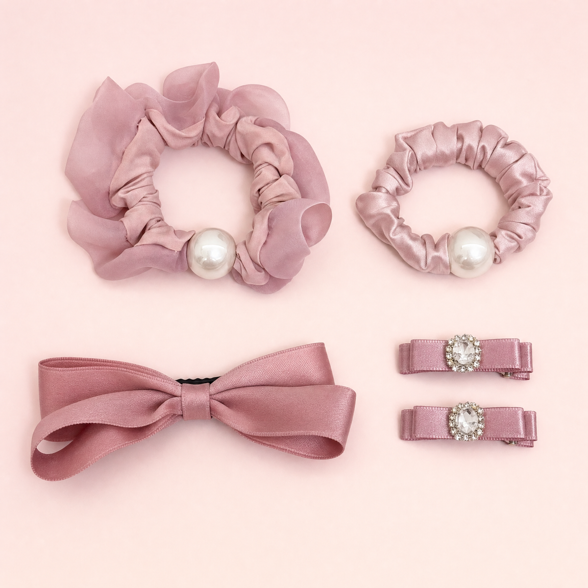 Rose Ballerina Classic Hair Set