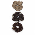 Autumn Polka Dot Ruffle Scrunchie Set