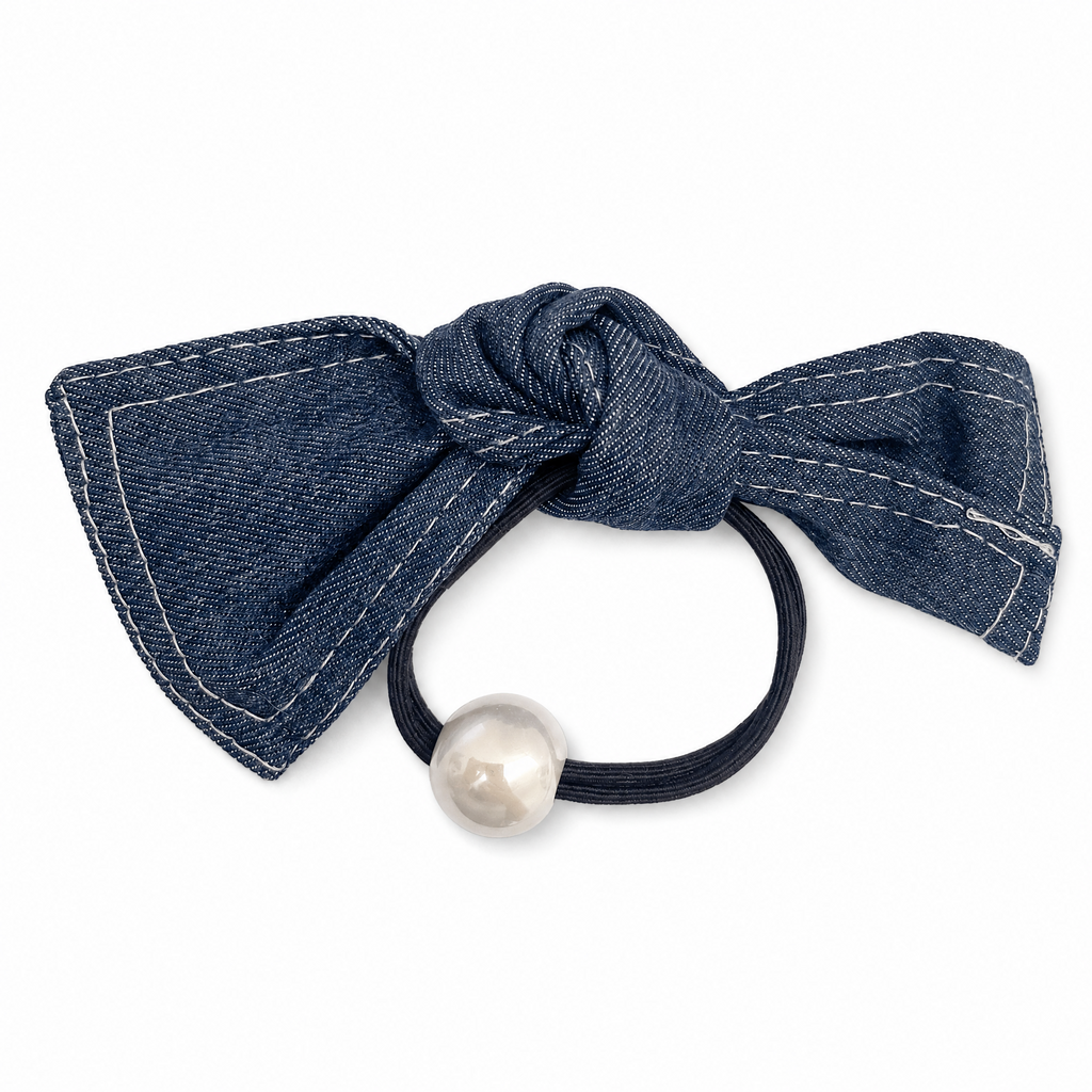 Denim Ribbon Trio Set