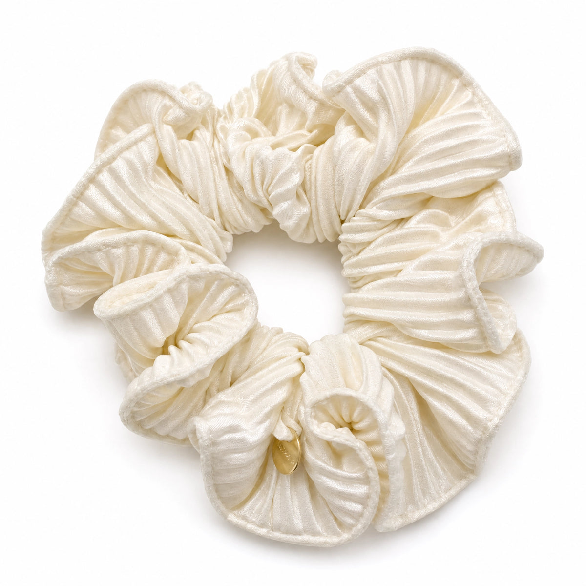 Satin Scrunchie - Cream