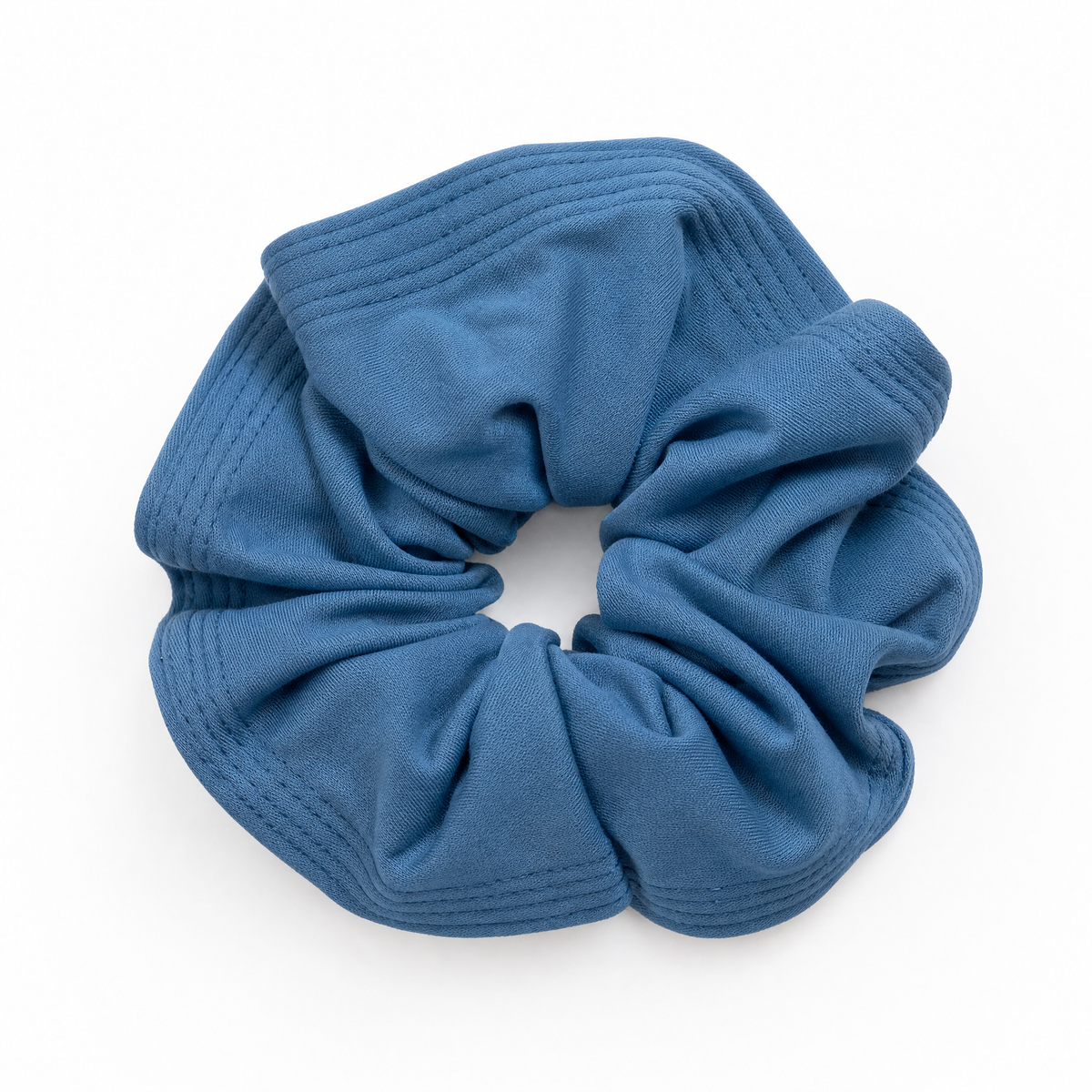 Denim Blue Scrunchie Trio Set